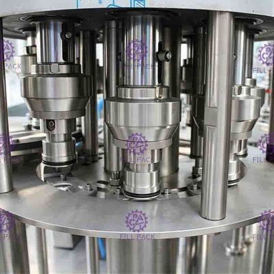 4 Dalam 1 Botol Plastik Liquid Filler Mesin PLC Kontrol Dengan Layar Sentuh