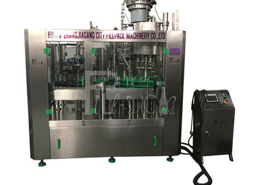 Jus Air berkarbonasi PET Anggur Kaca Plastik 3 In 1 Monobloc Botol Mengisi Mesin / Peralatan / Baris / Tanaman / Sistem