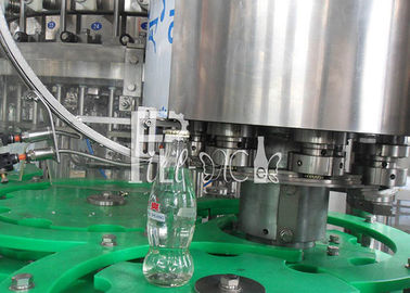 Kaca Plastik PET 3 In 1 Monobloc Sparkling Water Wine Bottle Mengisi Mesin / Peralatan / Line / Tanaman / Sistem