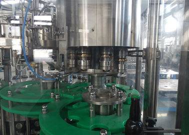 Kaca Plastik PET 3 In 1 Monobloc Sparkling Water Wine Bottling Machine / Peralatan / Line / Tanaman / Sistem