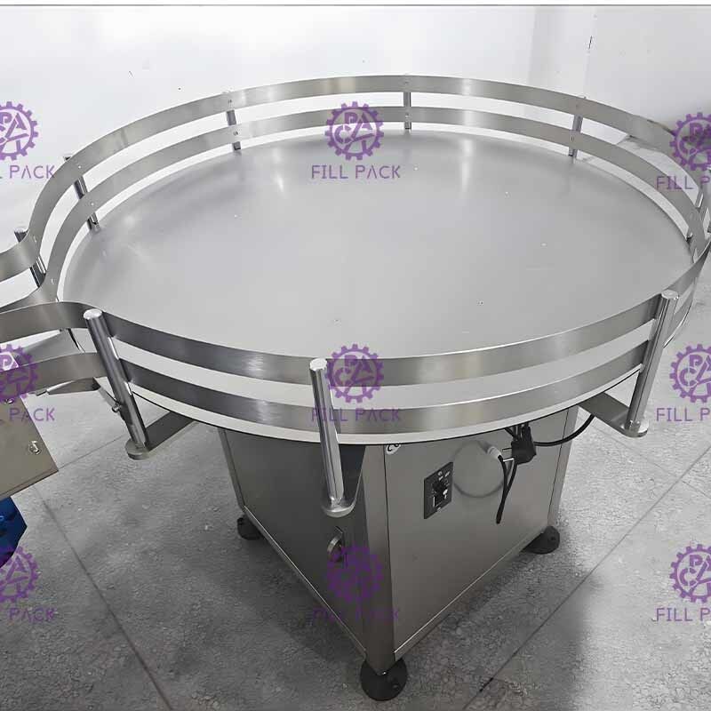 Semi Automatic Rotary Botol Sorting Machine Untuk Susu Botol Kaca 0.37Kw