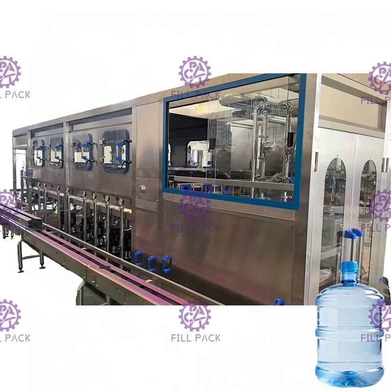 Barrel Water Filler 5 Galon Water Filling Machine Plant 450 BPH Untuk Air Minear