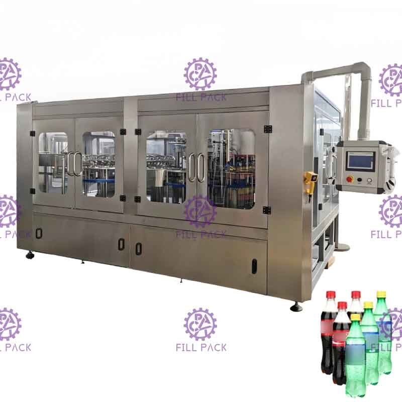 Kaca Plastik PET 3 In 1 Monobloc Gas Minuman Minuman Botol Anggur Air Mesin / Peralatan / Pabrik / Sistem