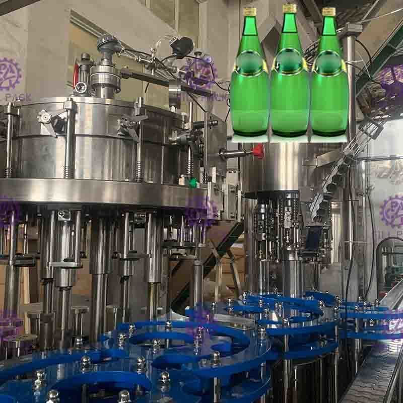 12000BPH Botol Mengisi Kontrol Mesin Jenis Dering Liquid Cylinder PLC