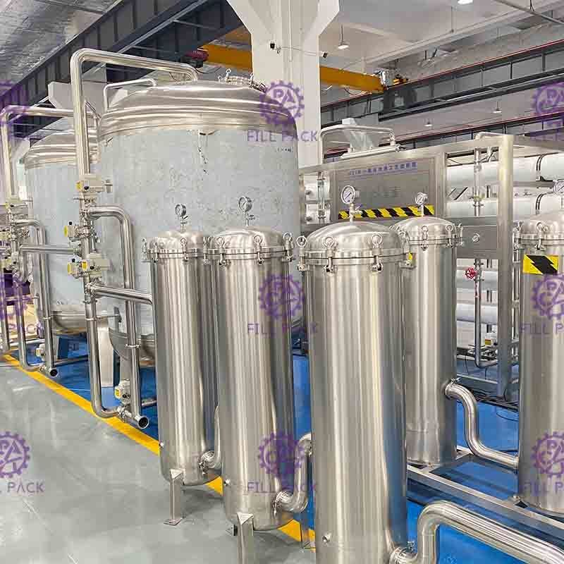 Minum Pengolahan Air Sistem Reverse Osmosis Membrane Water Filter Machine