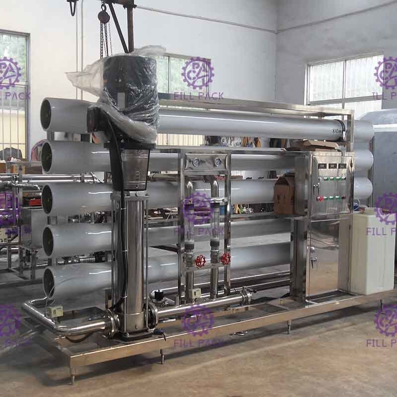 12000 L / H Ultra Filtrasi Sistem Pengolahan Air / Sistem Air Balik Osmosis Ro