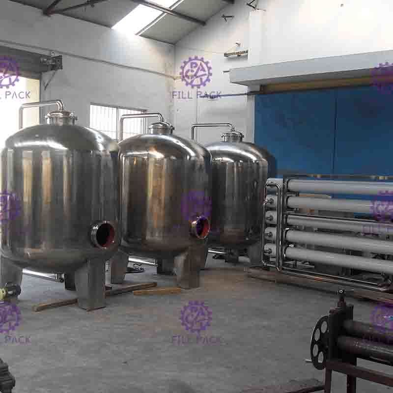 3.15kw Listrik Air Murni Ro Sistem Reverse Osmosis Air Filter 3000L / H