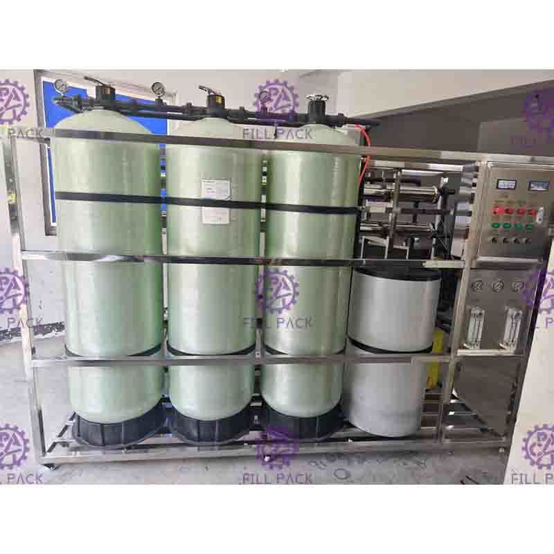 Jenis kecil Sistem RO Air Fiberglass Untuk Botol Line Produksi Air