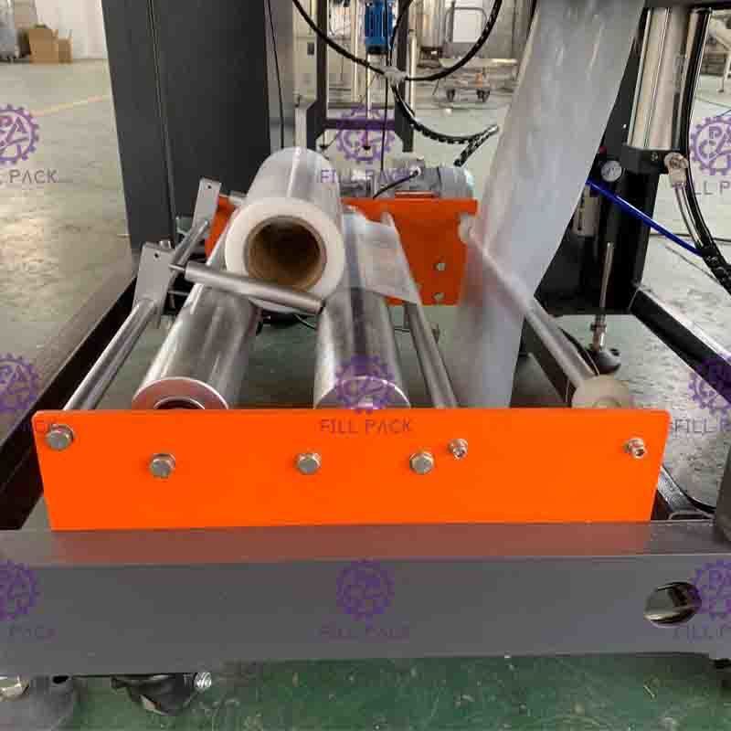 L Jenis Shrink Packing kontrol mesin PLC Untuk Line Produksi Otomatis