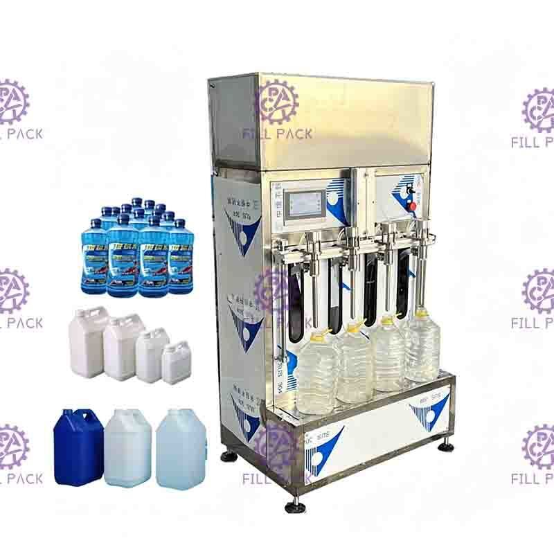 Mesin Pengisian Jus Semi Otomatis Botol Plastik Cair Linier Air Mineral