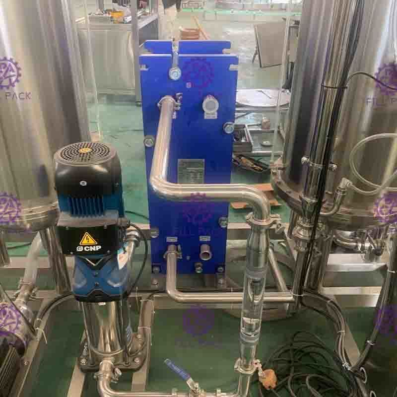 3000L Three Tanks Coke Cola Carbonated Drink Mixer untuk jalur pengolahan minuman ringan