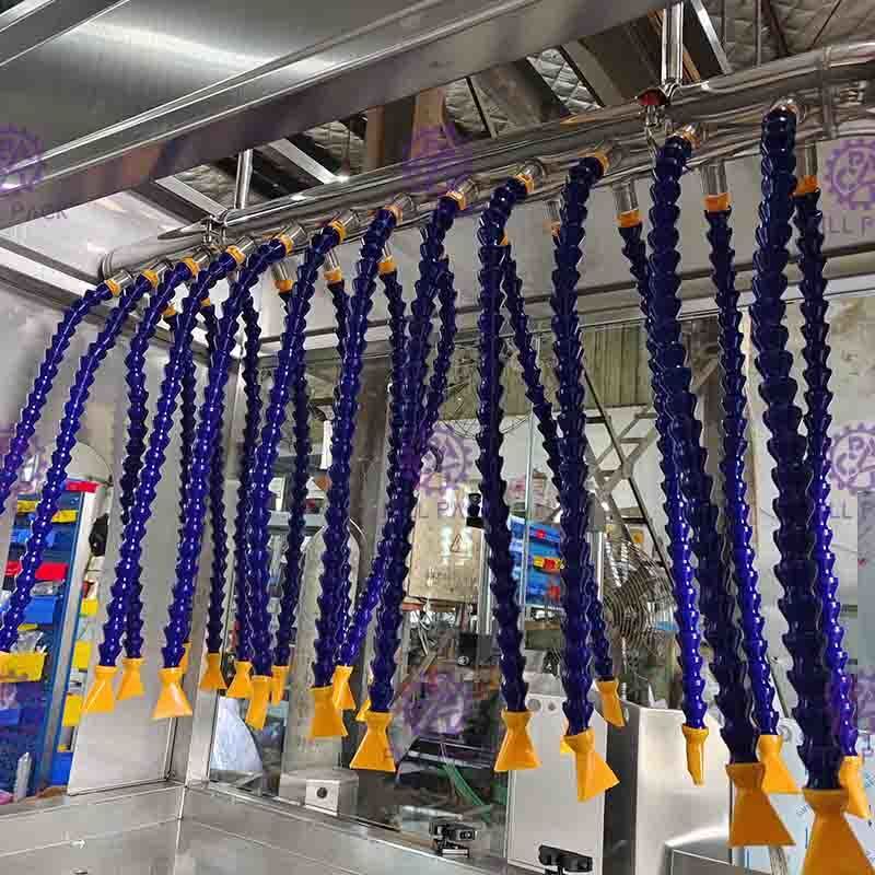 7.5kw Debu bukti Botol Blow dryer Untuk Menghapus Botol Kelembaban garis pengolahan minuman ringan