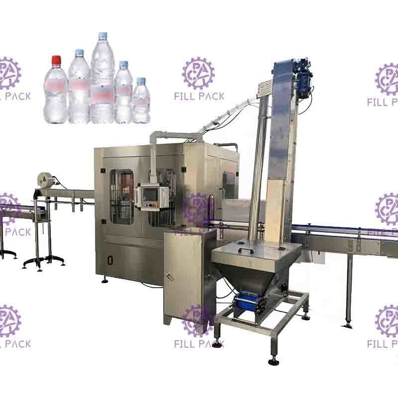 Mesin Pengisian Air Steril Keamanan Tinggi 0,5L Botol Plastik Monoblock Aseptik 0,5MPA
