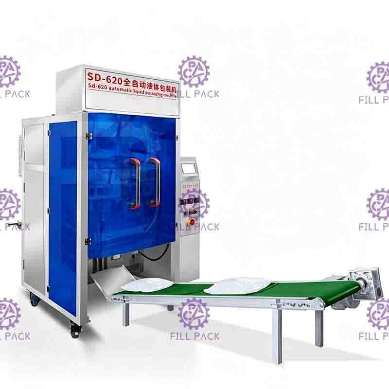 10KG Composite Film Liquid Sachet Packaging Machine PLC dapat diprogram