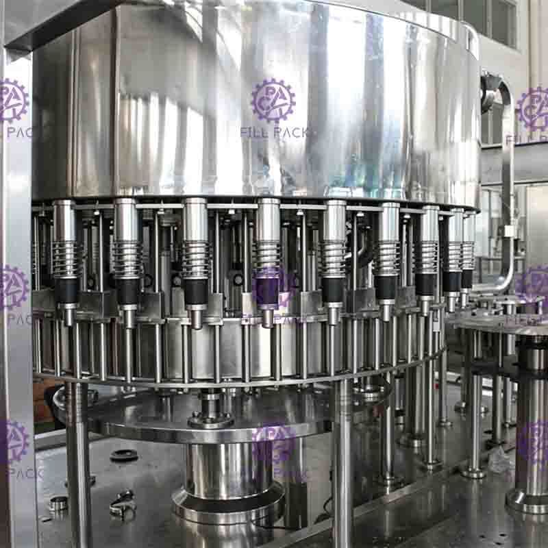 Industri Monoblock Filling Machine Semi Automatic Soft Drink Equipment Bottling