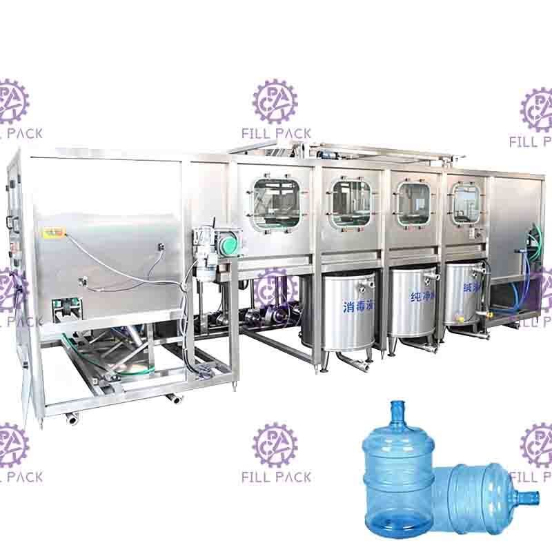 3/5 Gallon / 20L Botol Air Washer Filler Capper Peralatan / Pabrik / Mesin / Sistem / Line