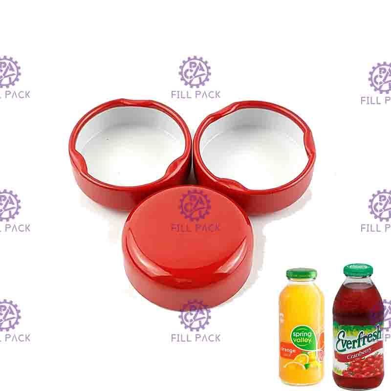 38mm 43mm Tutup Botol Gelas Jus Tutup 48mm 53mm 58mm Tutup Sekrup Logam Tinplate