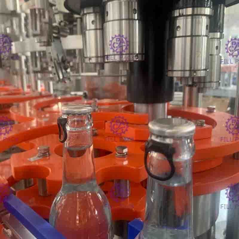 Otomatis 3 in 1 Pulp Granule Orange Juice Beverage Filling Equipment dengan Pull Ring Cap