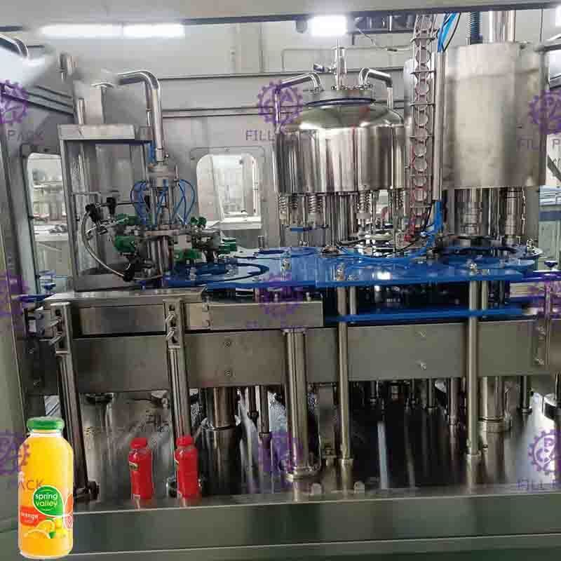 Sistem Peralatan Pembotolan Minuman Sentralisasi 8000BPH